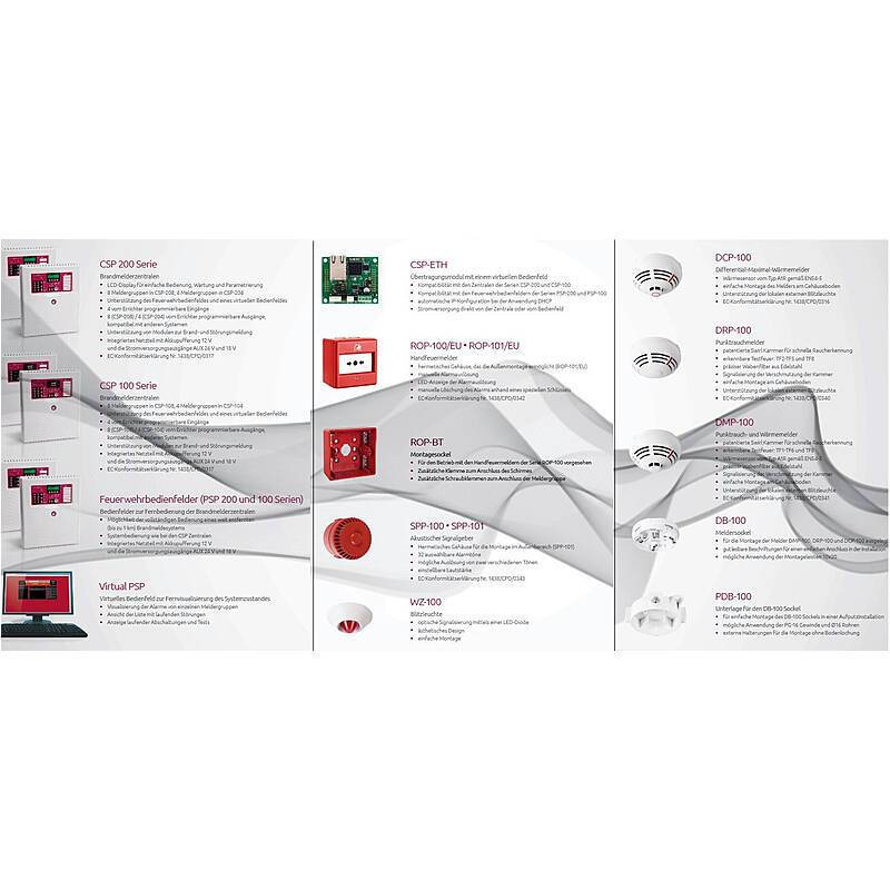 Satel CSP-ETH Übertragungsmodul mit Bedienfeld, Zubehörartikel, Übertragungsmodul - Modell: CSP | Funktionen: automatis