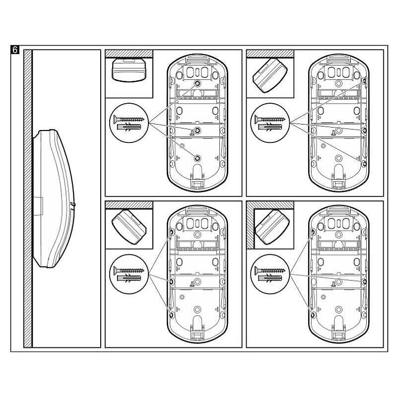 Satel SLIM-DUAL-PET Dual Bewegungsmelder PIR+MW, Bewegungsmelder | Einsatzgebiet:Innenbereich | Leuchtmittel: LED | Fun