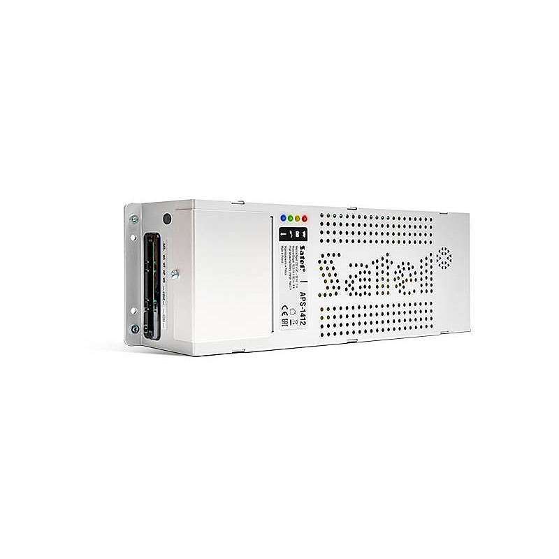 Satel APS-1412 Puffernetzteil 14A/12VDC, Leistungsstarkes Puffernetzteil mit Akku-Backup & Störungserkennung | Ideal fü