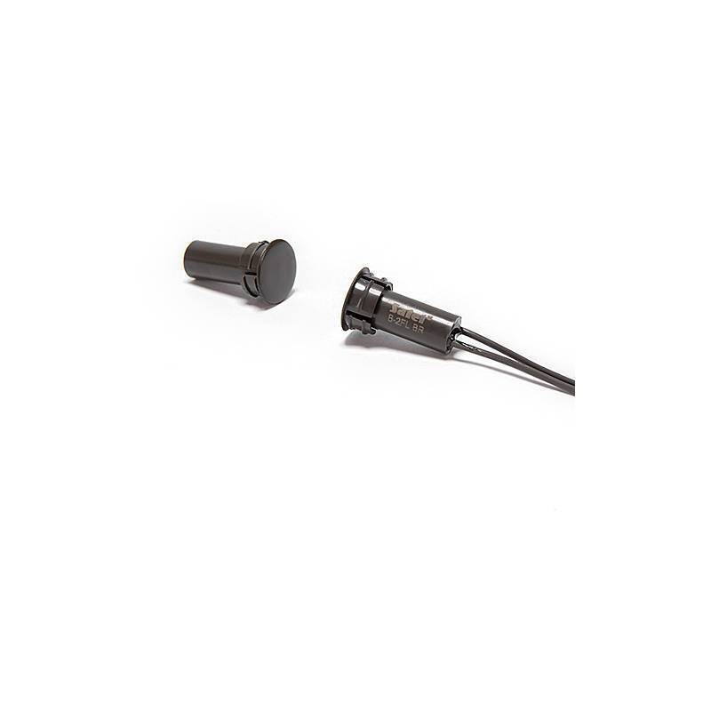 Satel B-2FL BR Einbau-Magnetkontakt braun, Öffnungsmelder | Einsatzgebiet:Innenbereich, Tür, Fenster | Funktionen:Öffnu