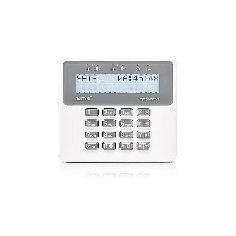 Satel PRF-LCD-WRL Bedienteil mit Display, Bedienteil | Einsatzgebiet:Haustür, Treppenhaus, Flur | Leuchtmittel: LED | F