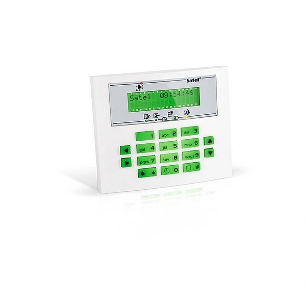 Satel INT-KLCDS-GR Bedienteil mit Display, - Bedienteil<br>- Einsatzgebiet:Haustür, Treppenhaus, Flur<br>- Bedienung:pe Satel INT-KLCDS-GR Bedienteil mit Display, - Bedienteil<br>- Einsatzgebiet:Haustür, Treppenhaus, Flur<br>- Bedienung:pe