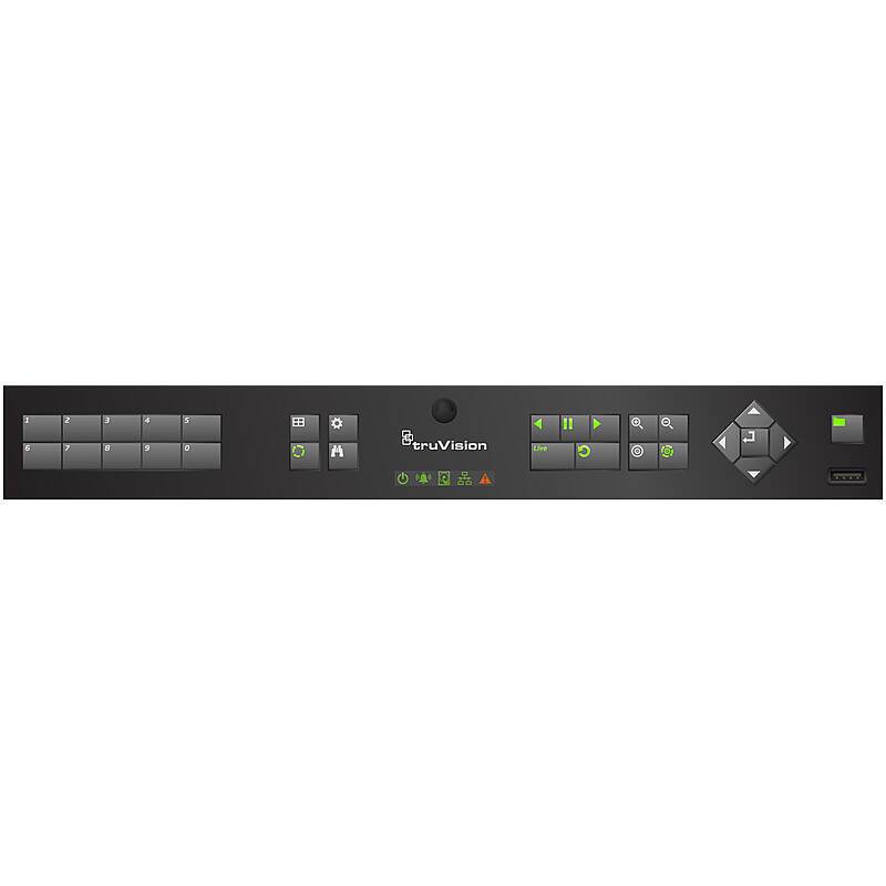 TruVision TVN-1104c-1T 4-Kanal NVR 4K, HDMI/VGA, NVR(4K Ultra HD max. Bildauflösung) | max. Kamera-Anzahl:4 | Audiounte