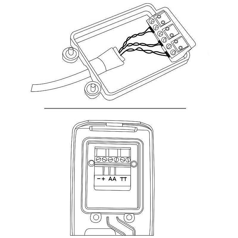 Aritech 6910P Bewegungsmelder Außen PIR, Aussenbewegungsmelder | Einsatzgebiet:Außenbereich, Haus, Wohnung | Leuchtmitt