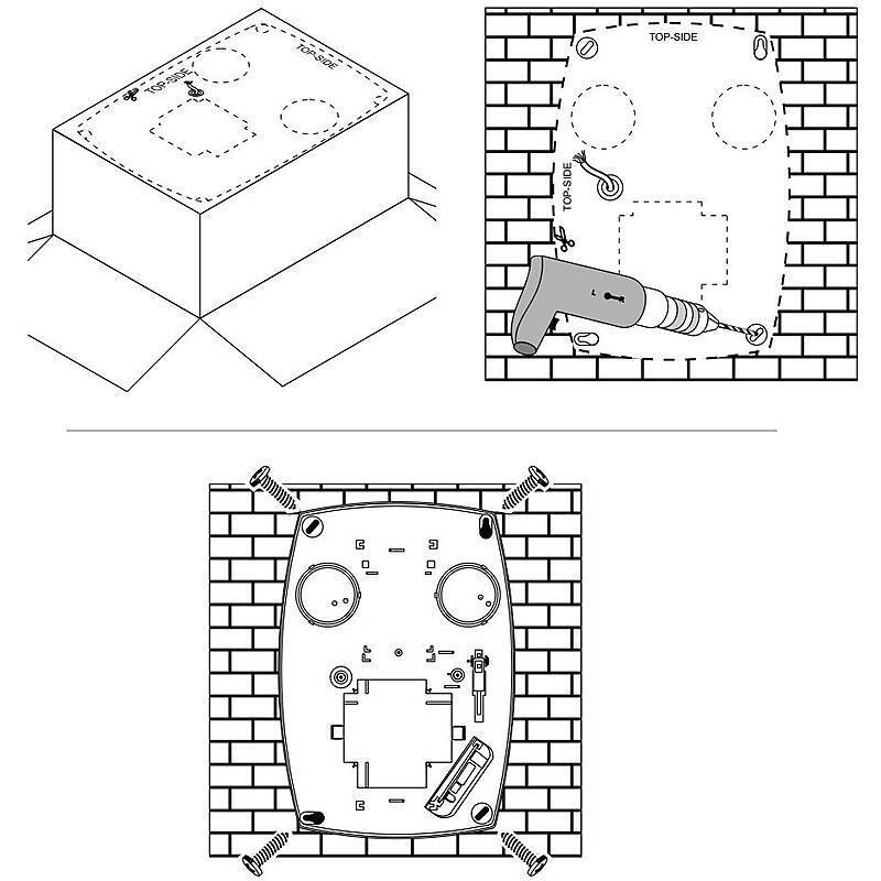 Aritech AS506 Außensirene 114dB, mit Blitz, rot, Akustisch-optischer Extern-Signalgeber, 114 dB | hochwertiges Kunststo