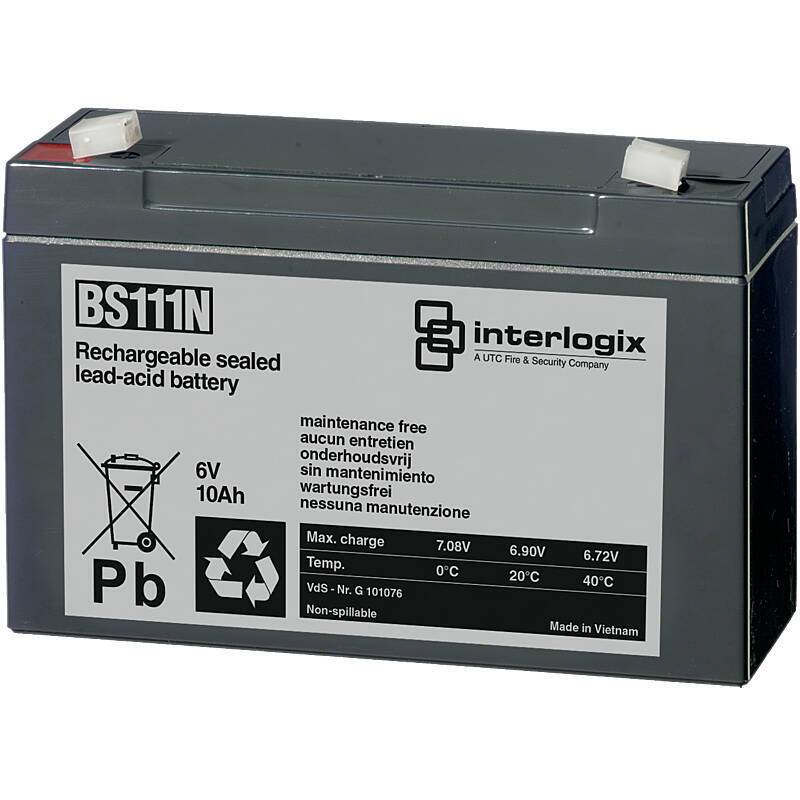 Aritech BS111N Akku 6 Volt/10 Ah, Akku, Zubehörartikel | nach Richtlinien:VdS