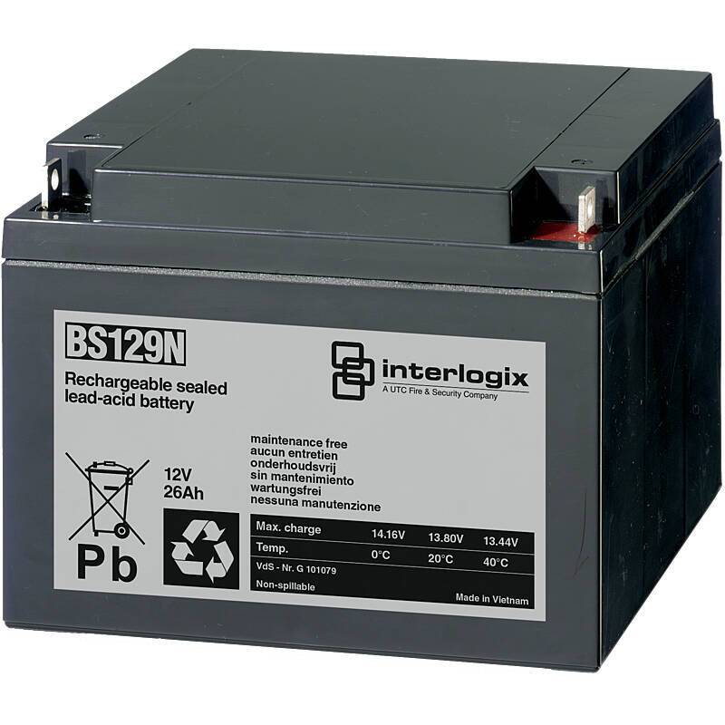 Aritech BS129N Akku 12 Volt/26 Ah, Akku, Zubehörartikel | nach Richtlinien:VdS