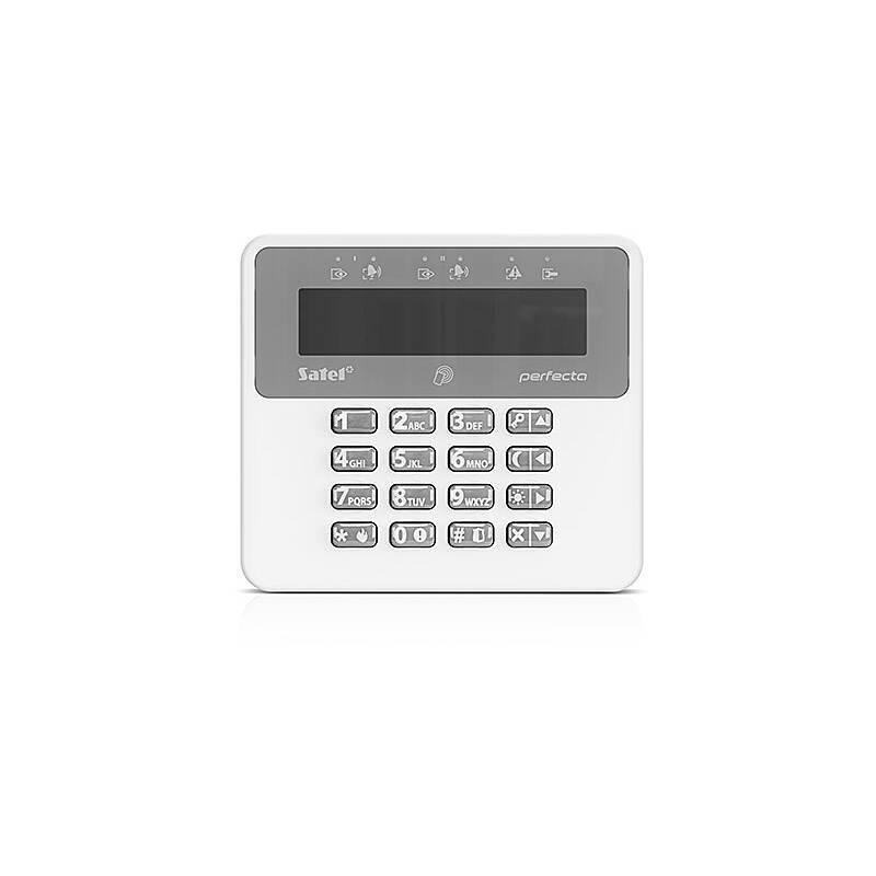 Satel PRF-LCD-A2 Bedienteil mit Display, Bedienteil | Einsatzgebiet:Haustür, Treppenhaus, Flur | Leuchtmittel: LED | Fu