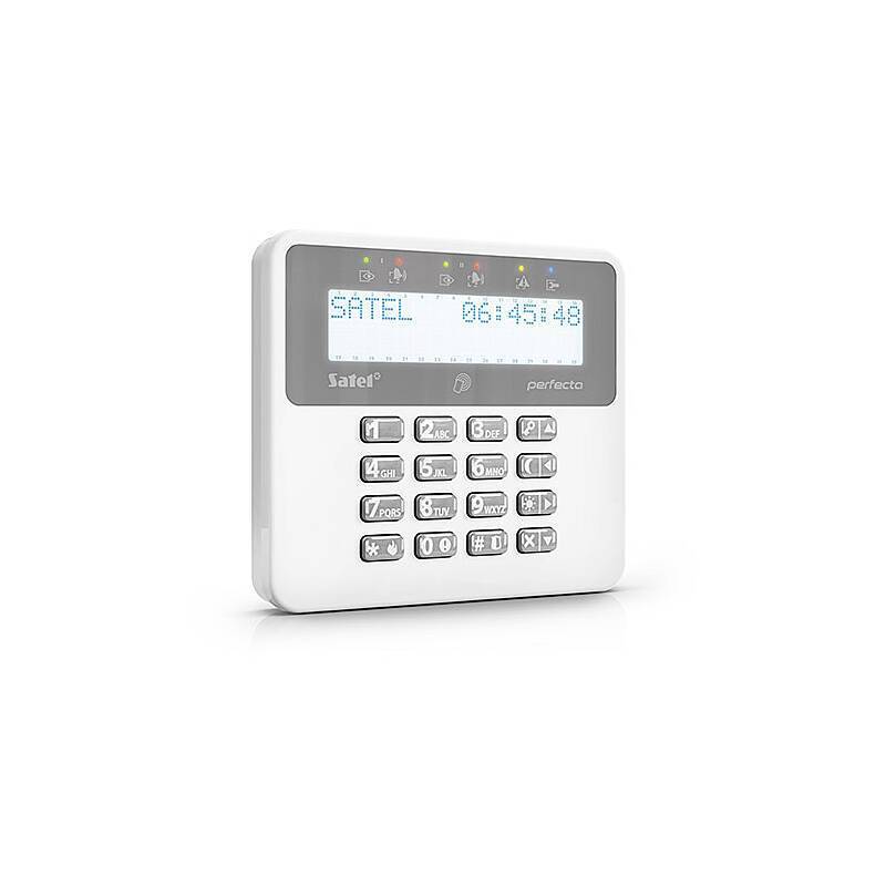 Satel PRF-LCD-A2 Bedienteil mit Display, Bedienteil | Einsatzgebiet:Haustür, Treppenhaus, Flur | Leuchtmittel: LED | Fu