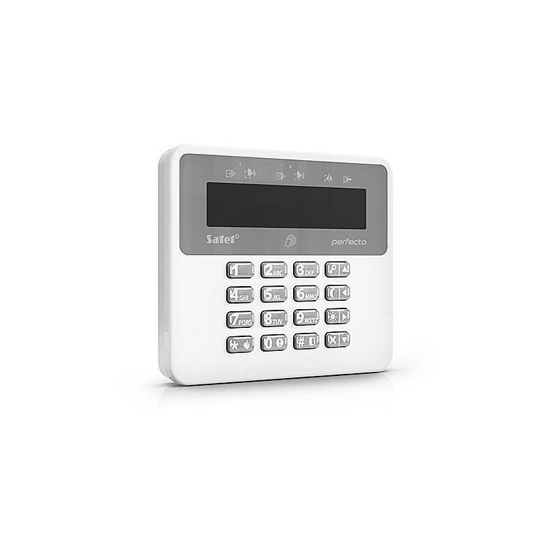 Satel PRF-LCD-A2 Bedienteil mit Display, Bedienteil | Einsatzgebiet:Haustür, Treppenhaus, Flur | Leuchtmittel: LED | Fu