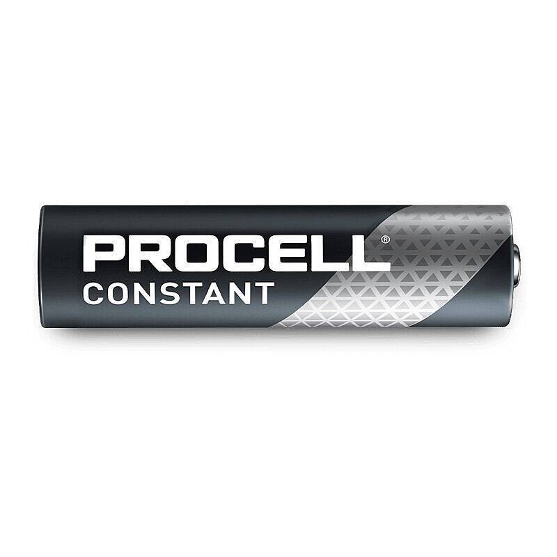 Eine schwarze AA-Batterie mit der Aufschrift 