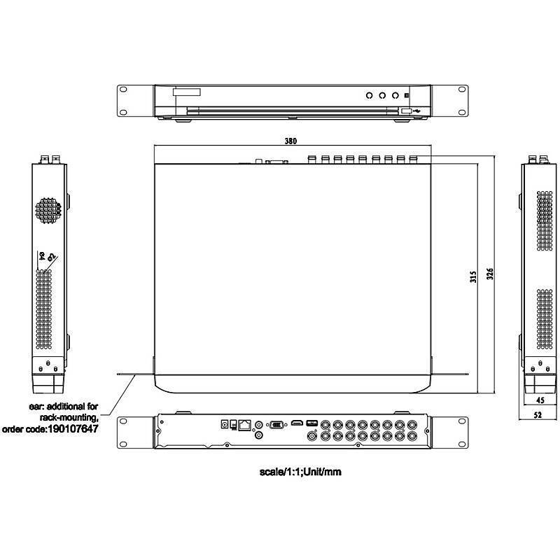 TruVision TVN-2316-16T 16-Kanal NVR 8K, HDMI, NVR(8K Full Ultra HD max. Bildauflösung) | max. Kamera-Anzahl:16 | max. F