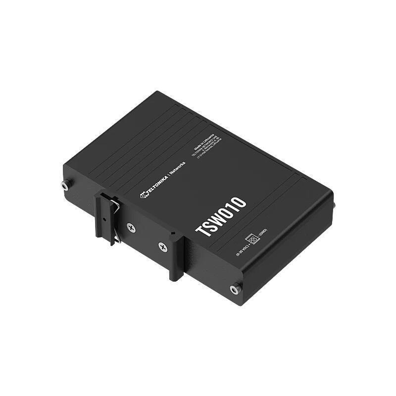 Teltonika TSW010 unmanaged Industrie Switch 5-Port, Industrie Switch für den professionellen Einsatz | Fünf 10/100-Ethe