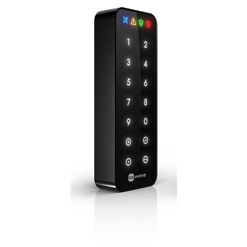 BE WAVE Smart Keypad B, schwarz, Keypad | Einsatzgebiet:Gewerbeobjekte, Haus, Wohnung | Bedienung:per App, per Knopfdru