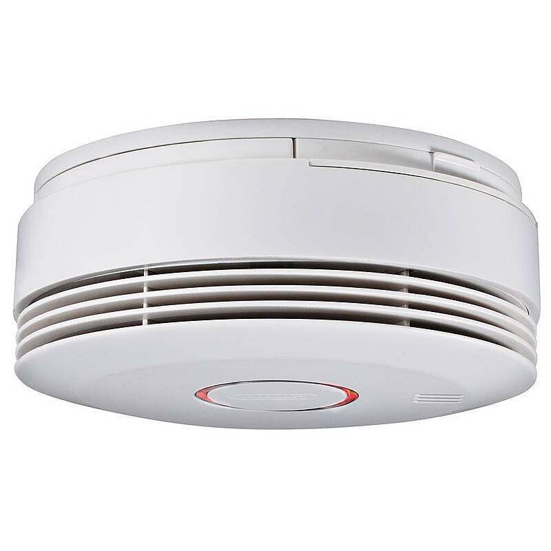 ABUS Secoris FURM60000 Funk-Rauchwarnmelder, Rauchmelder | nach Richtlinien:EN 14604 | Einsatzgebiet:Schlafzimmer, Wohn