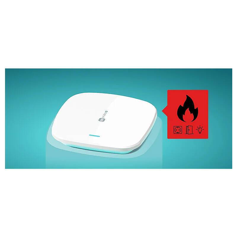 BE WAVE Fire Detector Pro Funk-Rauchmelder, Rauchmelder | Einsatzgebiet:Innenbereich | Leuchtmittel: LED | Funktionen:S