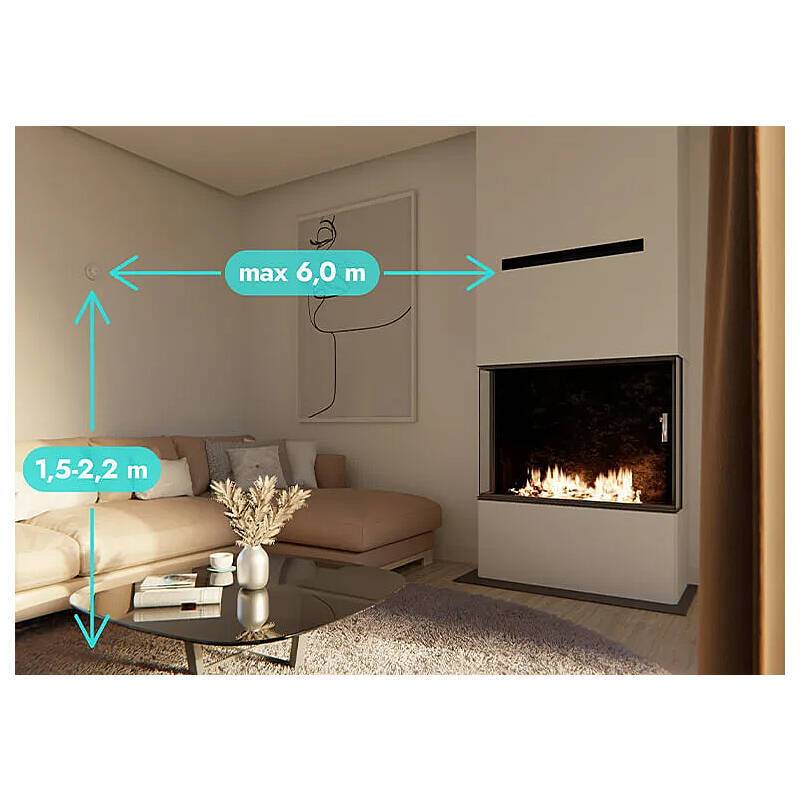BE WAVE Carbon Monoxide Detector Funk-CO-Melder, Kohlenmonoxidmelder | Einsatzgebiet:Innenbereich | Leuchtmittel: LED |