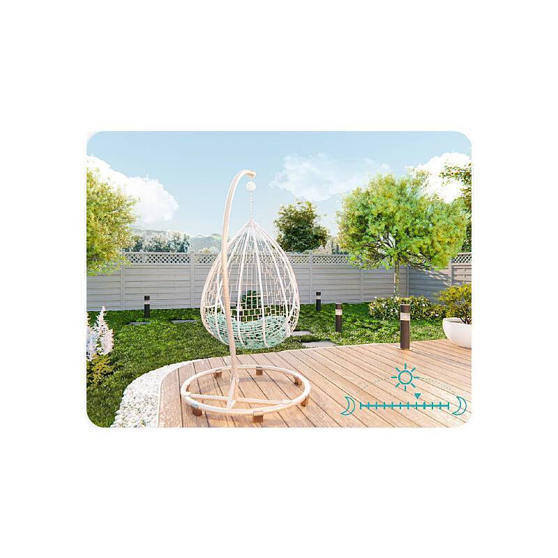 BE WAVE Outdoor Dusk Detector Funk-Dämmerungmelder, Temperaturmelder, Dämmerungsmelder | nach Richtlinien:EN 50130-5 Gr