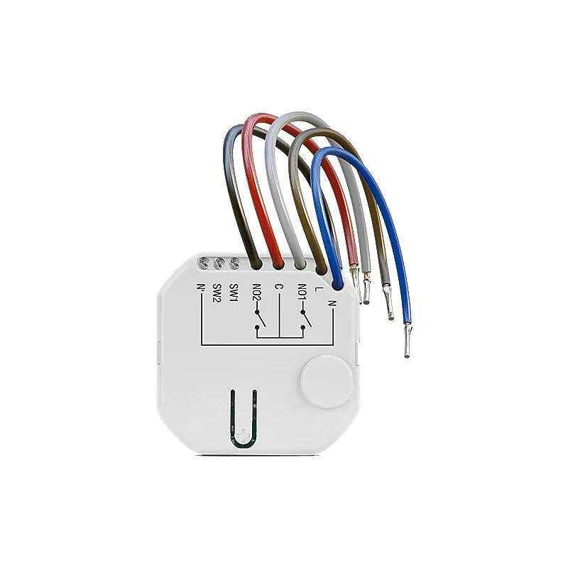BE WAVE Smart 2-CH Relay Funk-Steuerungsmodul 230V, Steuergerät, Modul | nach Richtlinien:EN 50130-4, EN 50130-5, EN 50