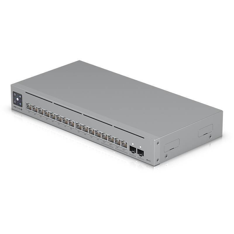 Ubiquiti UniFi USW-Pro-Max-16-PoE Switch 180W, Fortschrittlicher Layer-3-Switch mit hoher PoE-Leistung | 16× RJ45-Ports