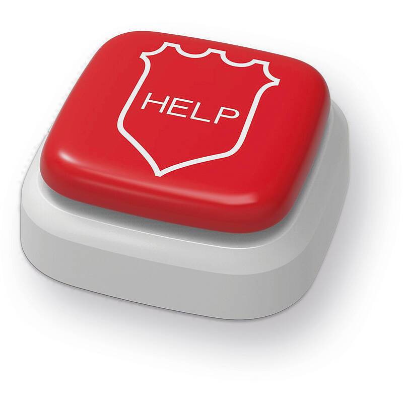 LUPUS 14005 Mobilfunk Notruftaster, Notrufsender, Panic-Button, Notfallschalter | Einsatzgebiet:Innenbereich | Funktion