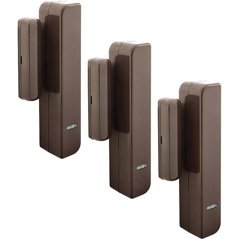 3er Set Secvest Funk-Öffnungsmelder FUMK50031B, Öffnungsmelder, Set | nach Richtlinien:INCERT | Einsatzgebiet:Tür, Fens