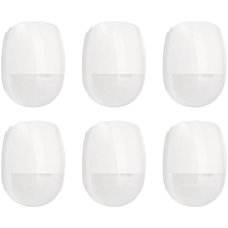 6er Set ABUS AZBW10110 Bewegungsmelder PIR (PET), Bewegungsmelder, Set | Set-Inhalt:6x Bewegungsmelder | Einsatzgebiet:
