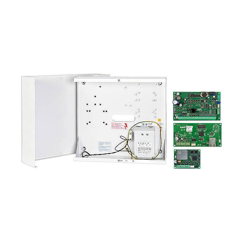 Satel INTEGRA 32 Alarmzentrale, GSM/IP, Grad-2, Alarmzentrale + GSM-/IP-Modul (nach EN 50131 Grad 2) | Set-Inhalt:1x Sa