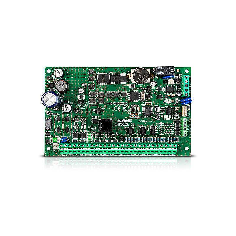 Satel INTEGRA 32 Alarmzentrale, GSM/IP, Grad-2, Alarmzentrale + GSM-/IP-Modul (nach EN 50131 Grad 2) | Set-Inhalt:1x Sa