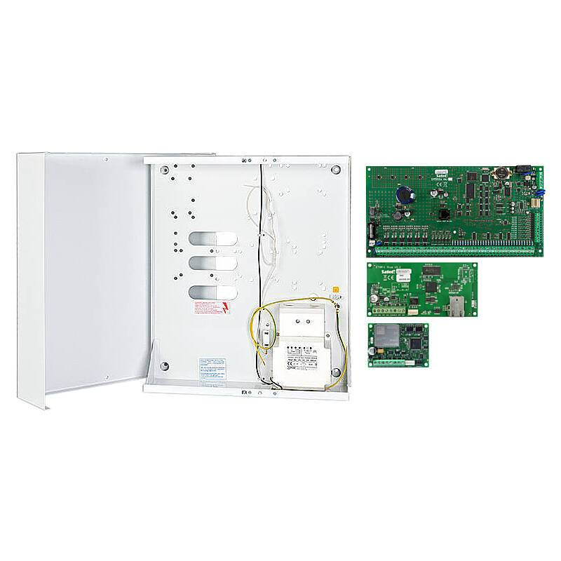 Satel INTEGRA 64 Alarmzentrale, GSM/IP, Grad-2, Alarmzentrale + GSM-/IP-Modul (nach EN 50131 Grad 2) | Set-Inhalt:1x Sa
