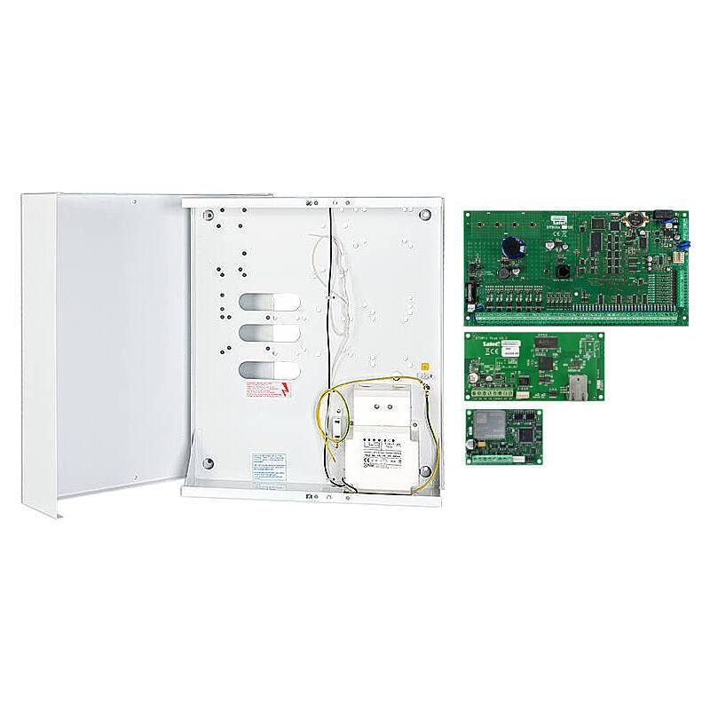 Satel INTEGRA 128 Alarmzentrale, GSM/IP, Grad-2, Alarmzentrale + GSM-/IP-Modul (nach EN 50131 Grad 2) | Set-Inhalt:1x S