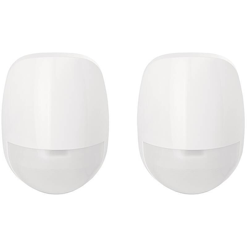 2er SET ABUS AZBW10000 Draht-Bewegungsmelder PIR, Bewegungsmelder, Set | Einsatzgebiet:Innenbereich, Haus, Wohnung | Fu