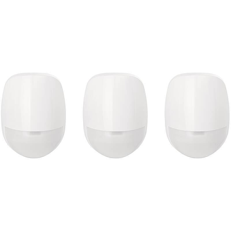 3er SET ABUS AZBW10000 Draht-Bewegungsmelder PIR, Bewegungsmelder, Set | Einsatzgebiet:Innenbereich, Haus, Wohnung | Fu