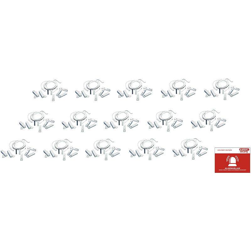 15er Set Aritech EMK46ATLSA4 Magnetkontakt 4m VdSB, VdS-B Ein/Aufbau-Magnetkontakt (weiß)für Fenster, Türen, etc. | Ans