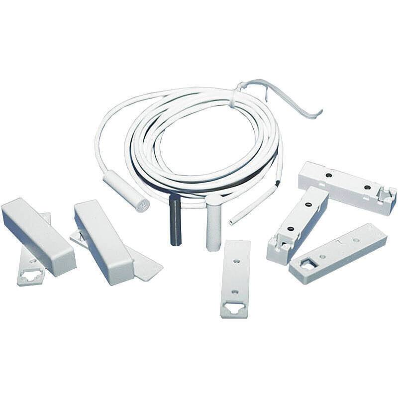 15er Set Aritech EMK46ATLSA4 Magnetkontakt 4m VdSB, VdS-B Ein/Aufbau-Magnetkontakt (weiß)für Fenster, Türen, etc. | Ans