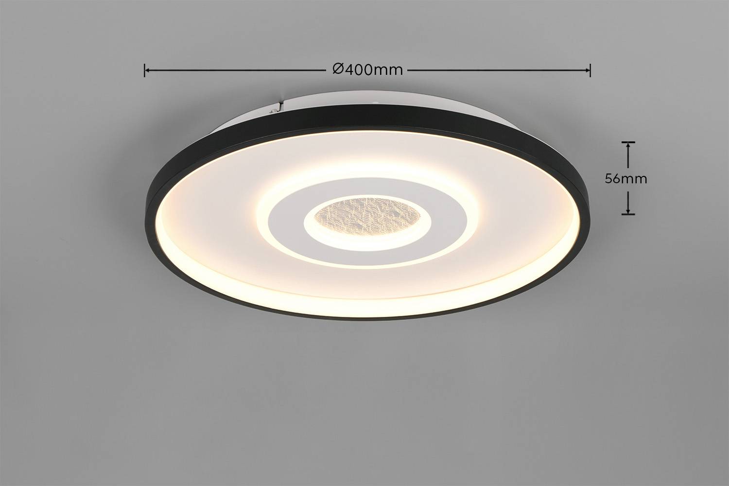 TRIO LED-Deckenleuchte Nazar, 633910134, 24W, 2600lm, 3000K