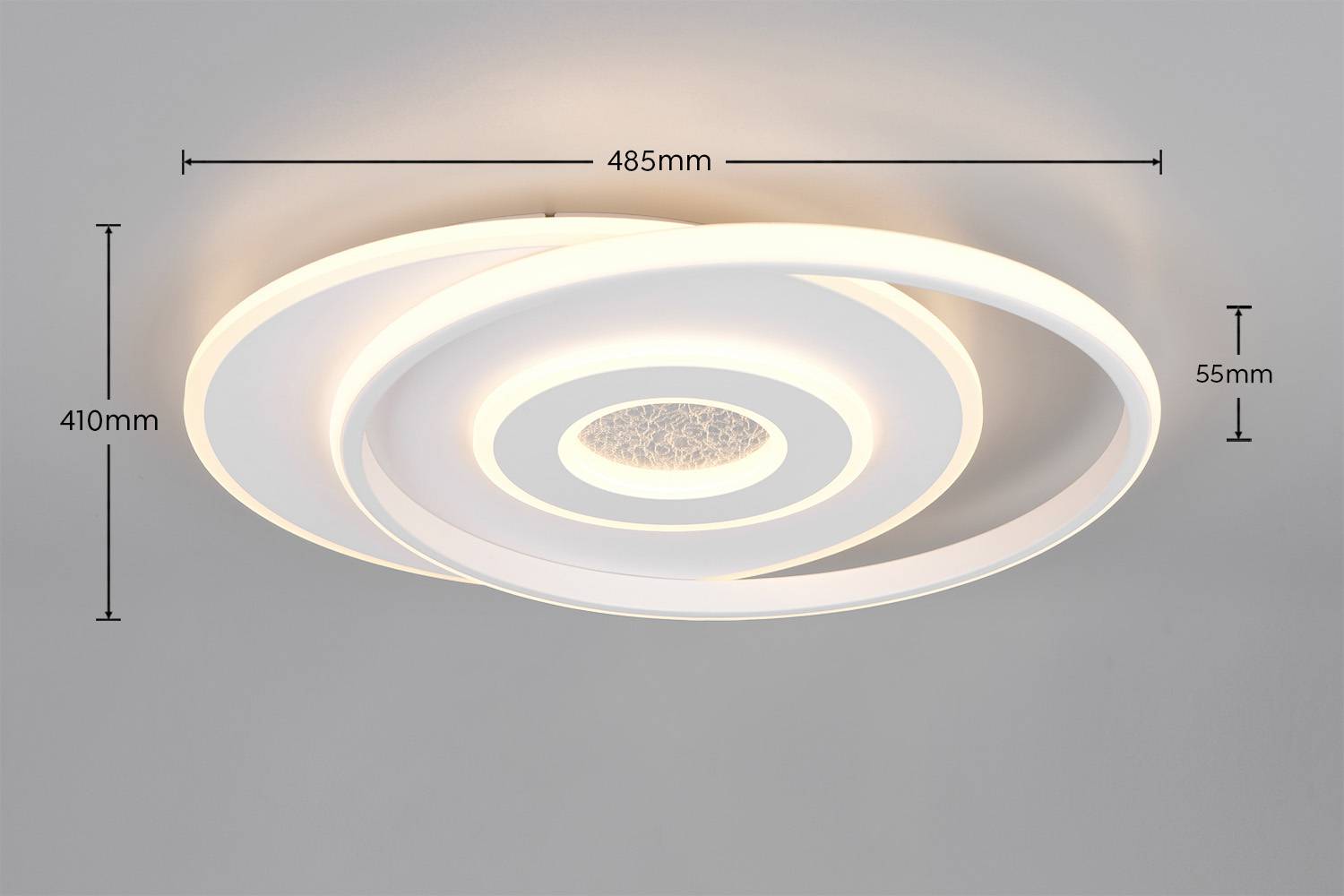 TRIO LED-Deckenleuchte Nazar, 633919131, 36W, 3600lm, 3000K