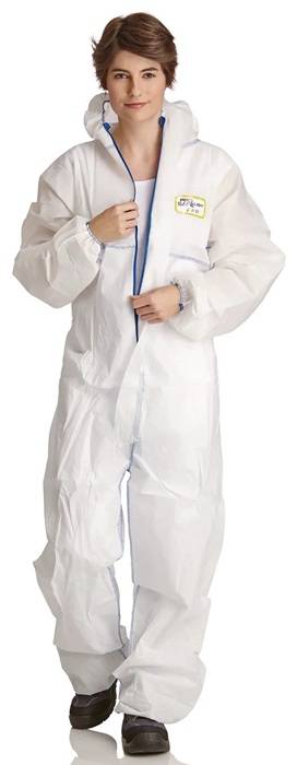 Einwegoverall SMS ProSafe®LIGHT Gr.XL weiß PSA III DS SafetyWear