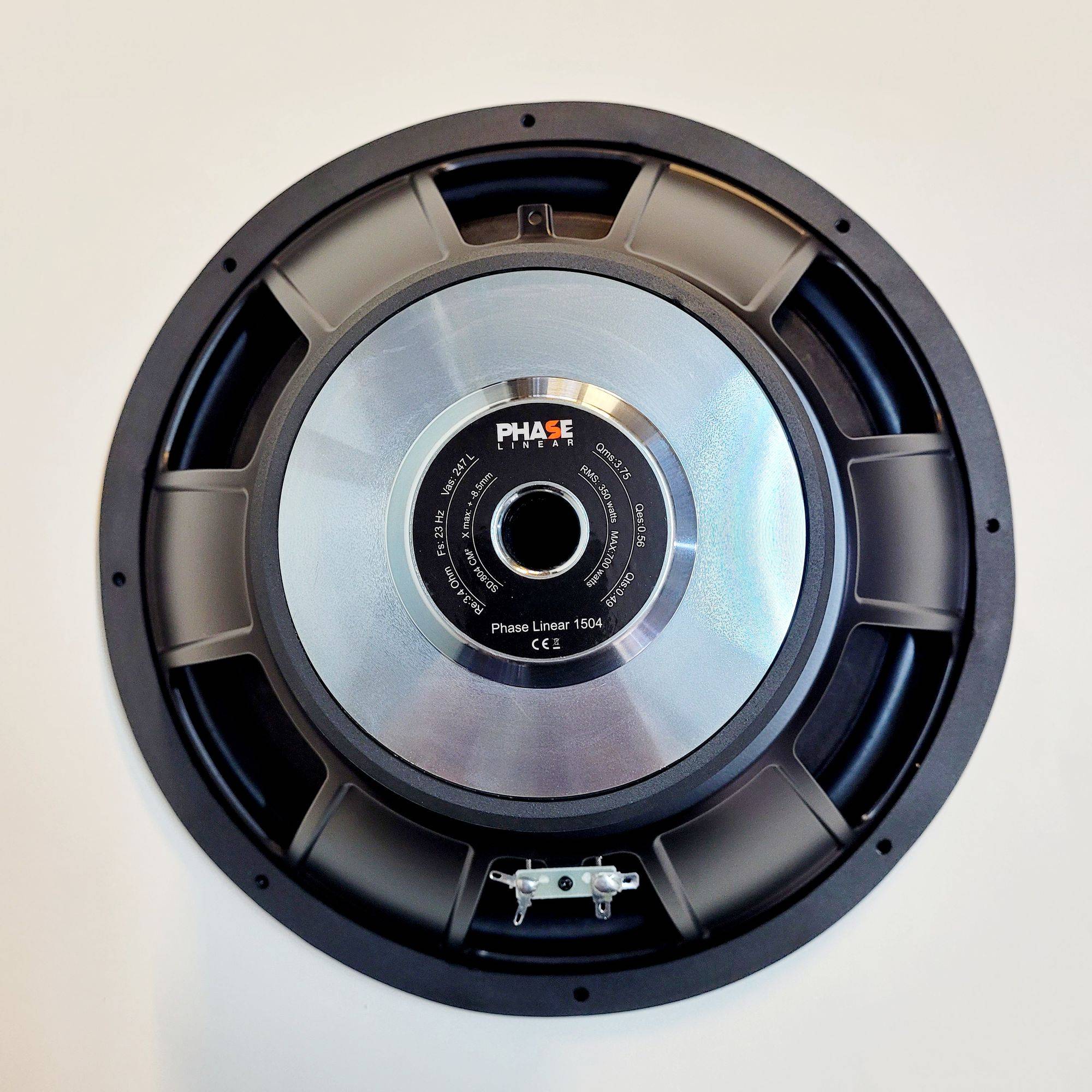 Phase Linear 1504 15" 38 cm Subwoofer Basslautsprecher Tieftöner 800 Watt 1 Stück