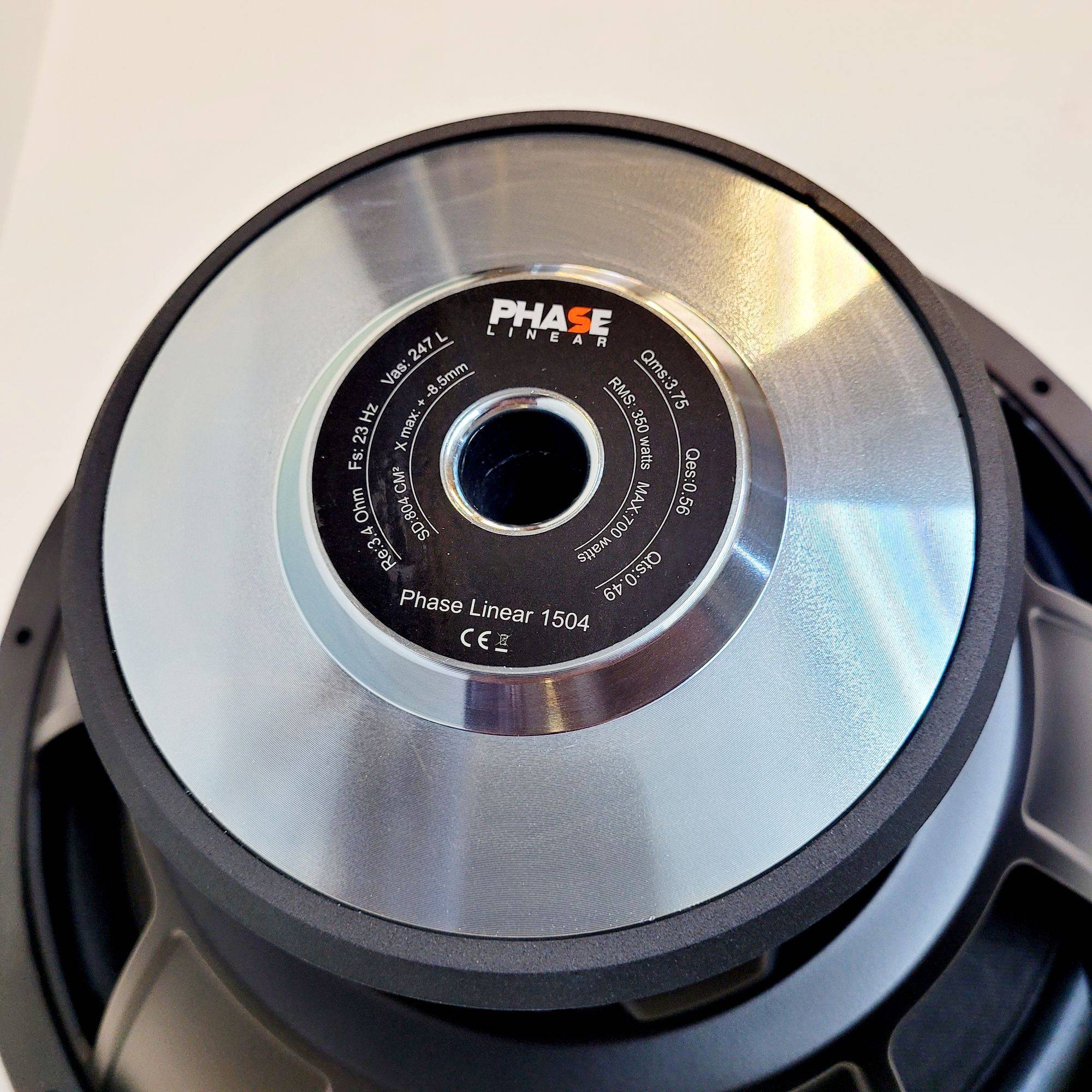 Phase Linear 1504 15" 38 cm Subwoofer Basslautsprecher Tieftöner 800 Watt 1 Stück