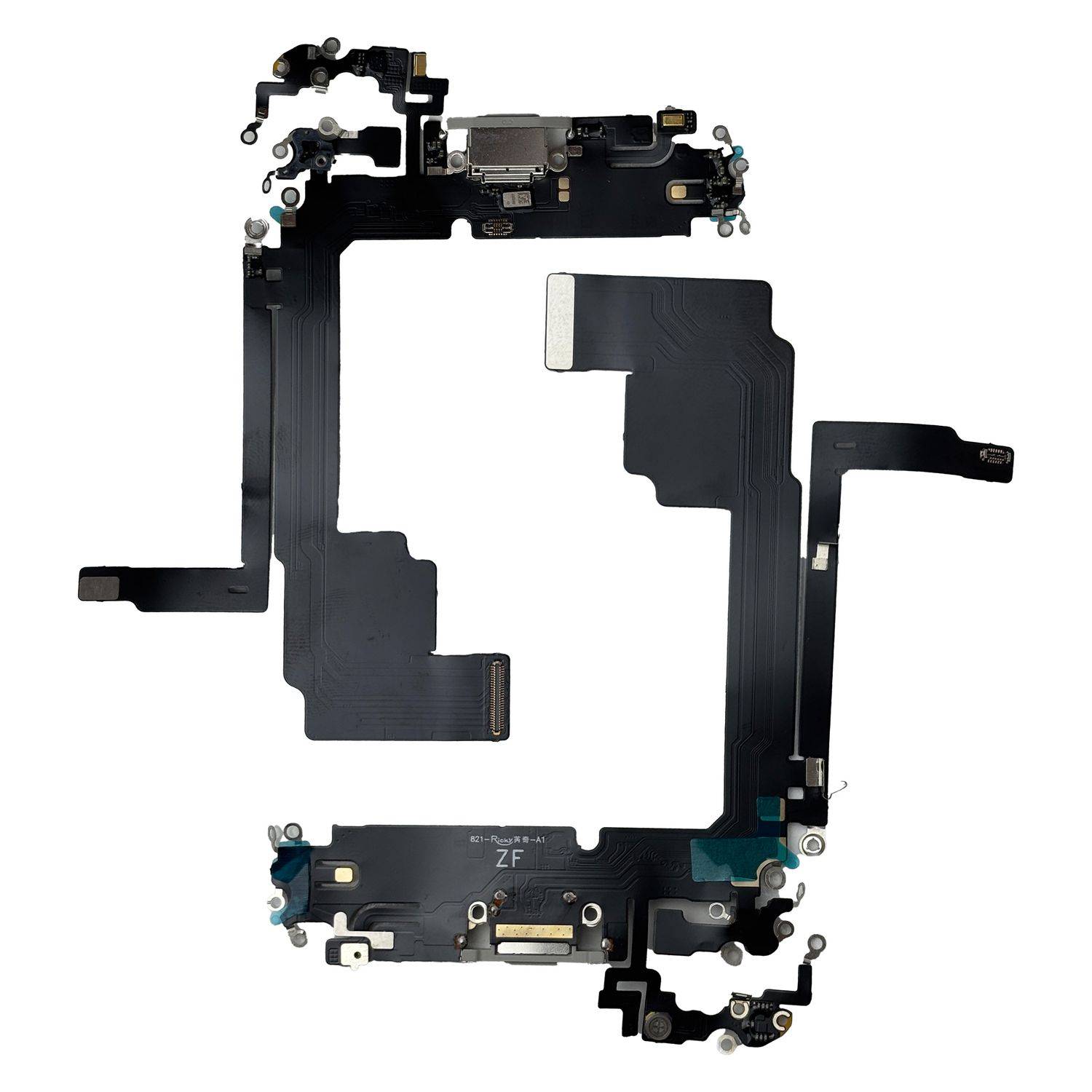 Für Apple iPhone 15 Pro Max Ladeanschluss Dock Connector Ersatzteil Weiß