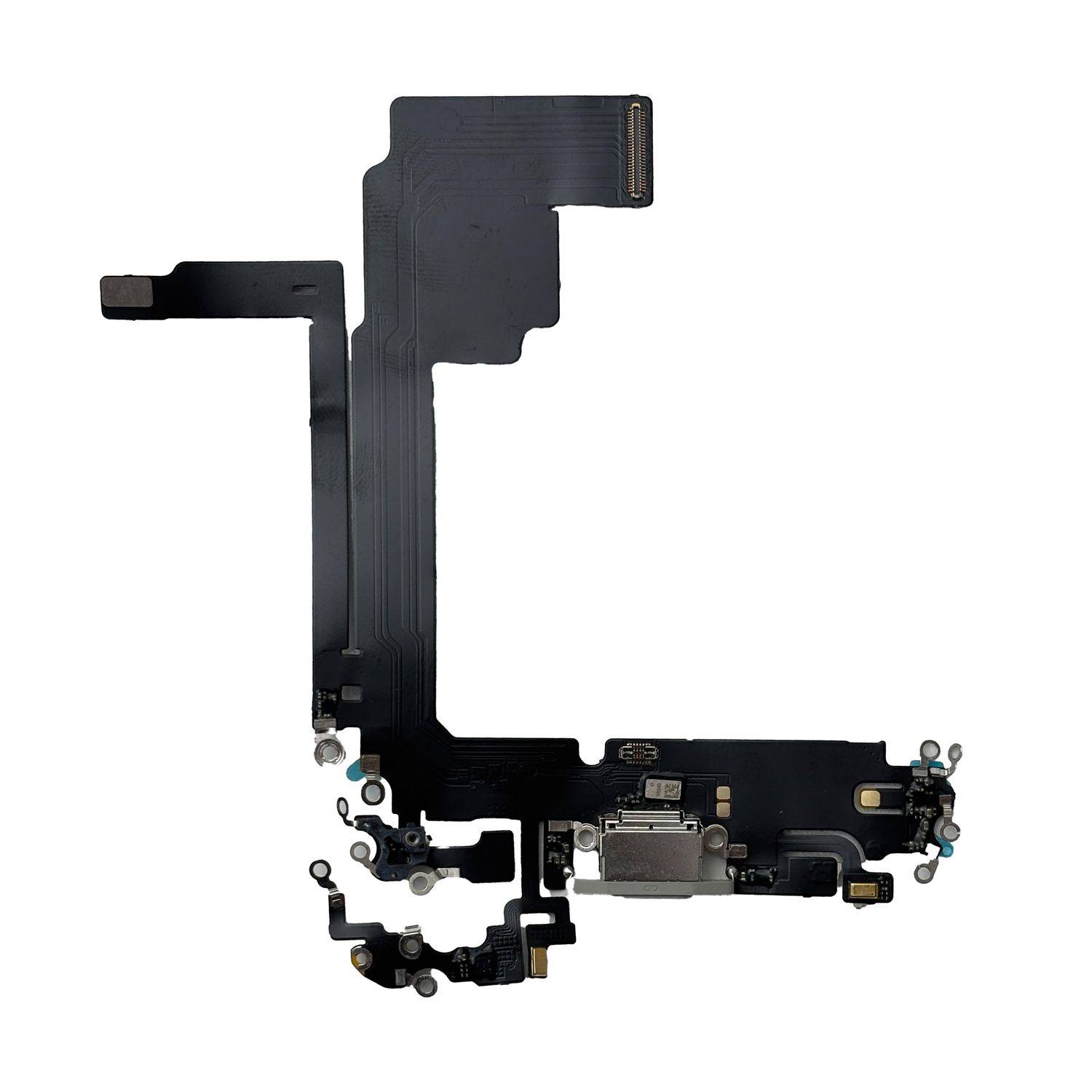 Für Apple iPhone 15 Pro Max Ladeanschluss Dock Connector Ersatzteil Weiß