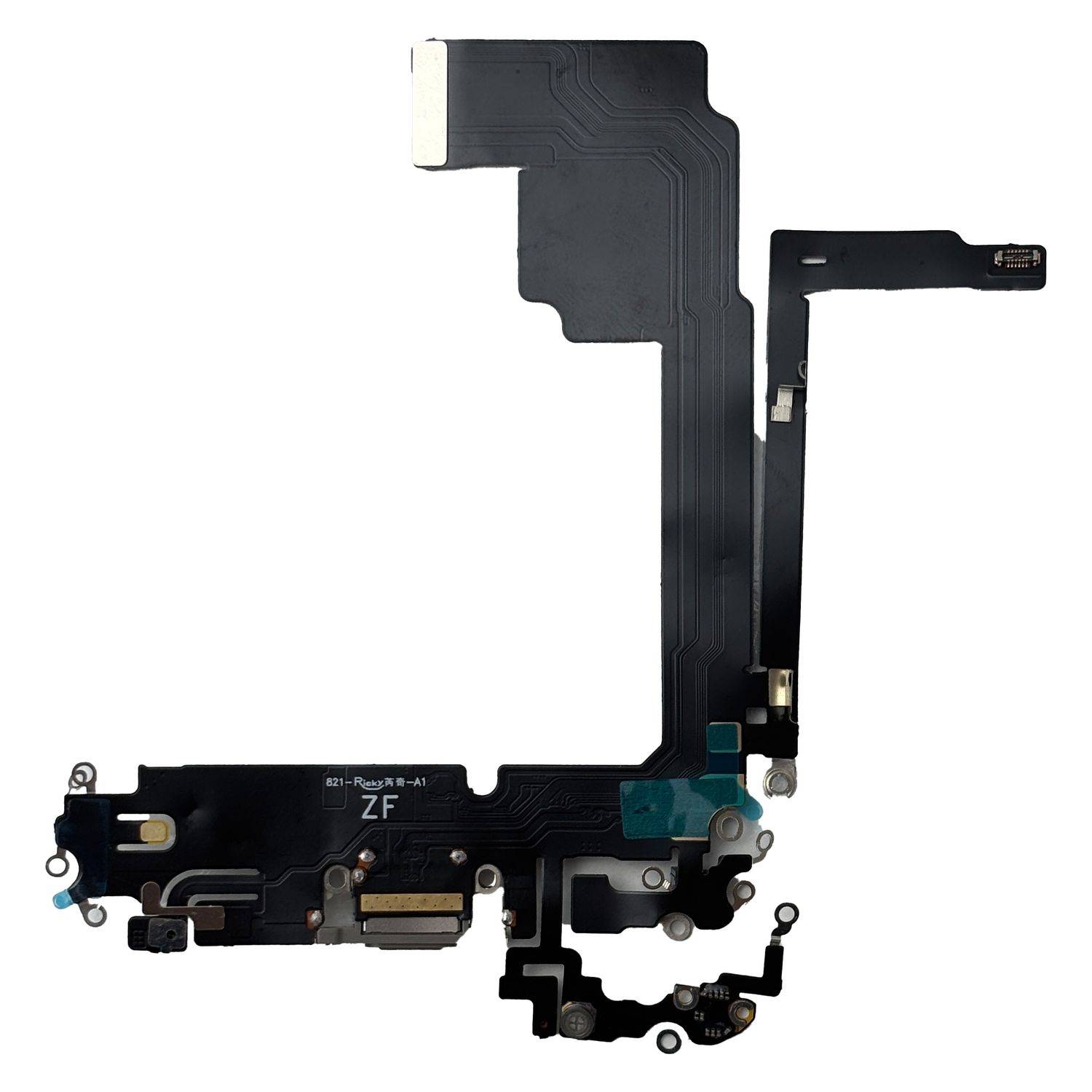 Für Apple iPhone 15 Pro Max Ladeanschluss Dock Connector Ersatzteil Grau