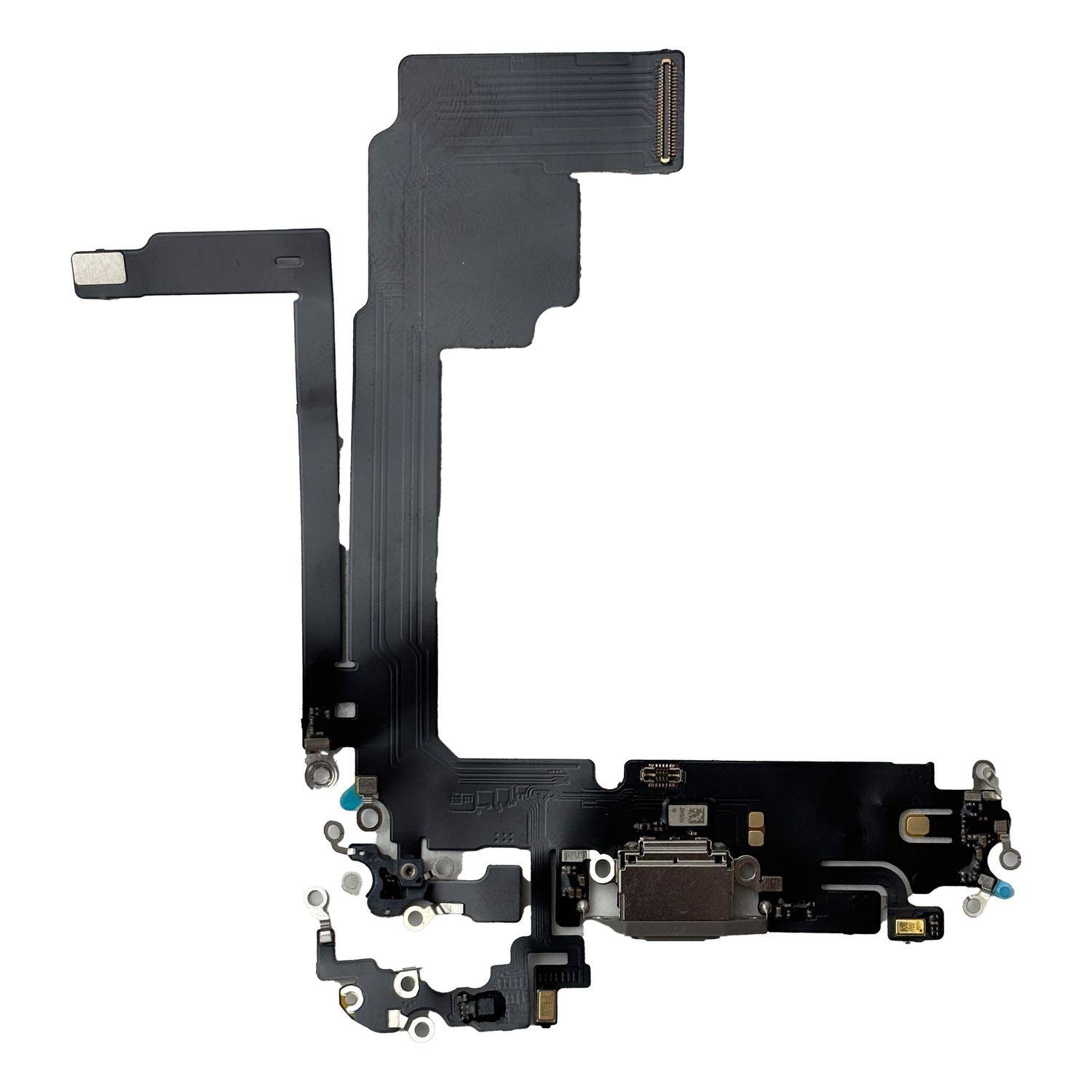 Für Apple iPhone 15 Pro Max Ladeanschluss Dock Connector Ersatzteil Grau