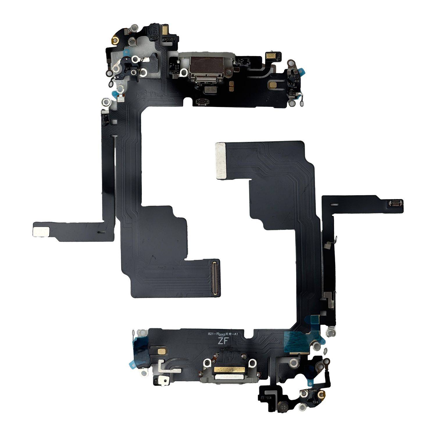 Für Apple iPhone 15 Pro Ladeanschluss Dock Connector Ersatzteil Weiß