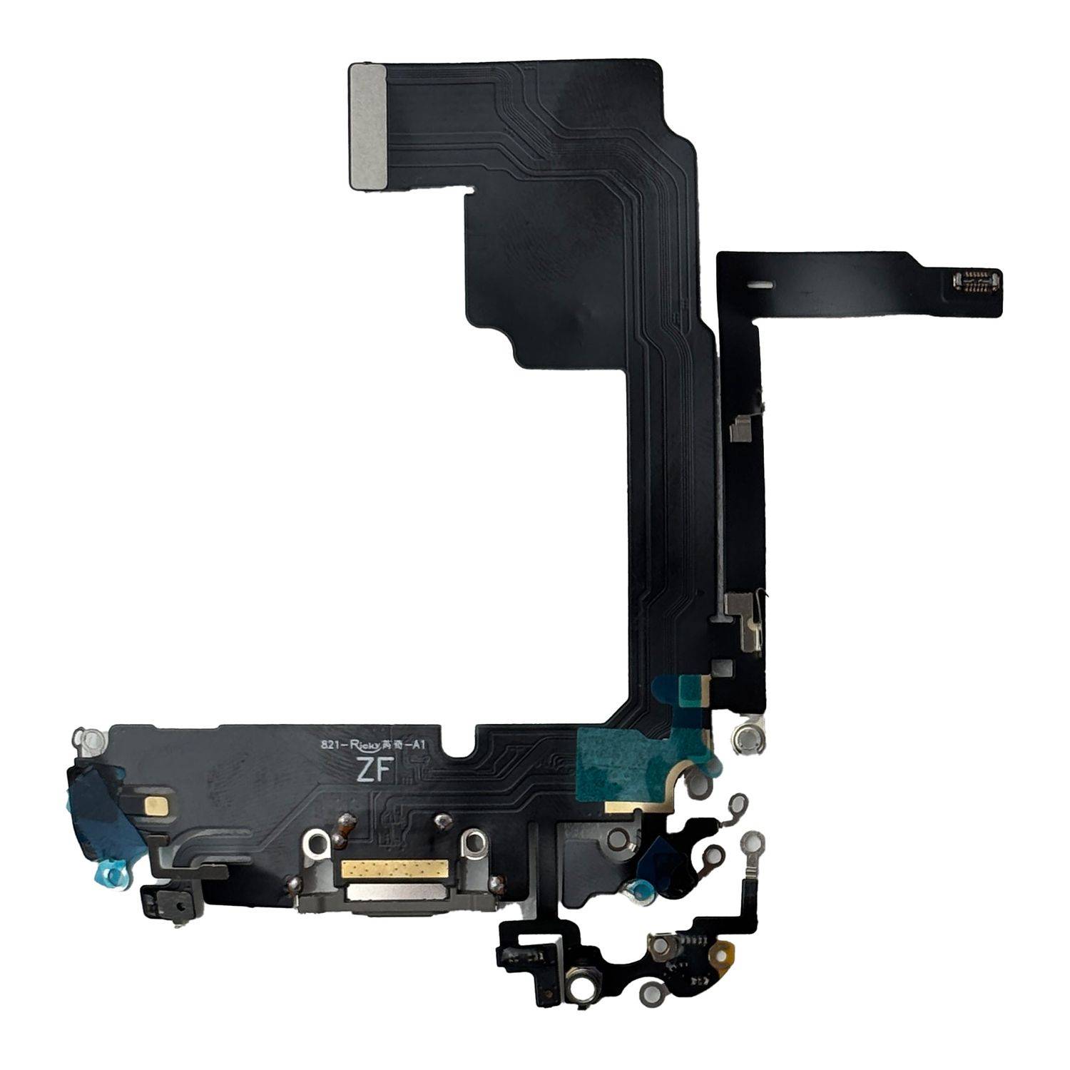 Für Apple iPhone 15 Pro Ladeanschluss Dock Connector Ersatzteil Grau