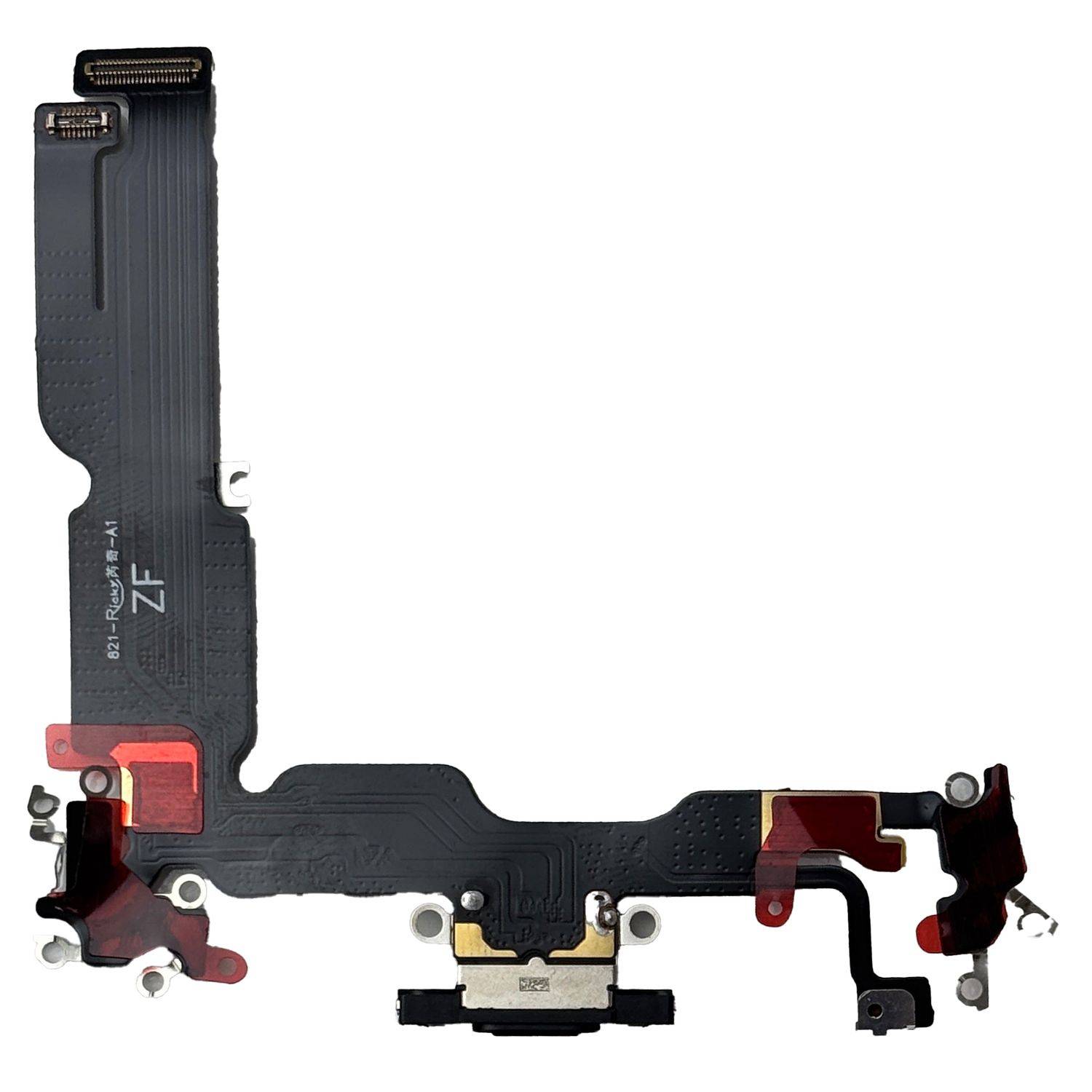 Für Apple iPhone 15 Plus Ladeanschluss Dock Connector Ersatzteil Schwarz
