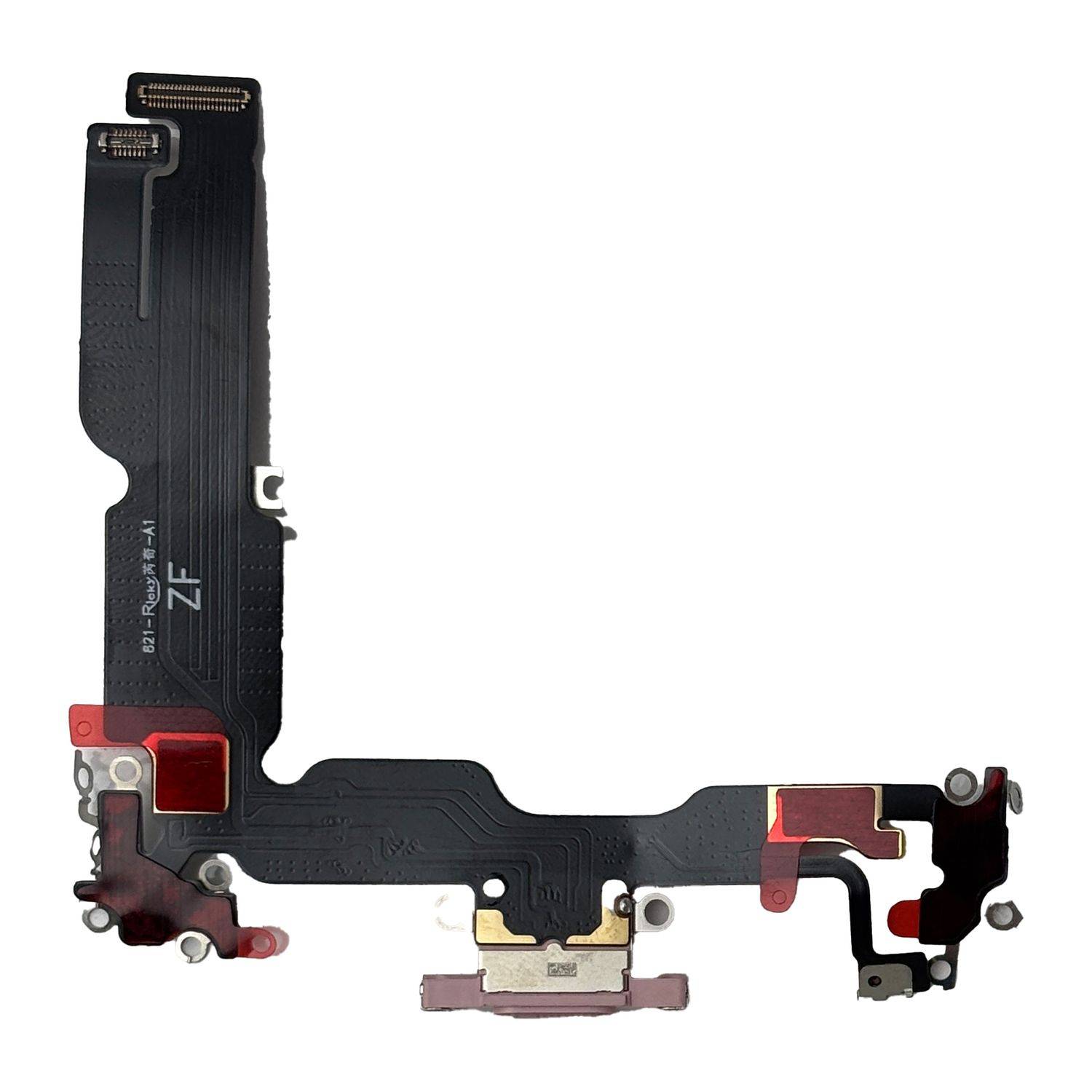 Für Apple iPhone 15 Plus Ladeanschluss Dock Connector Ersatzteil Pink