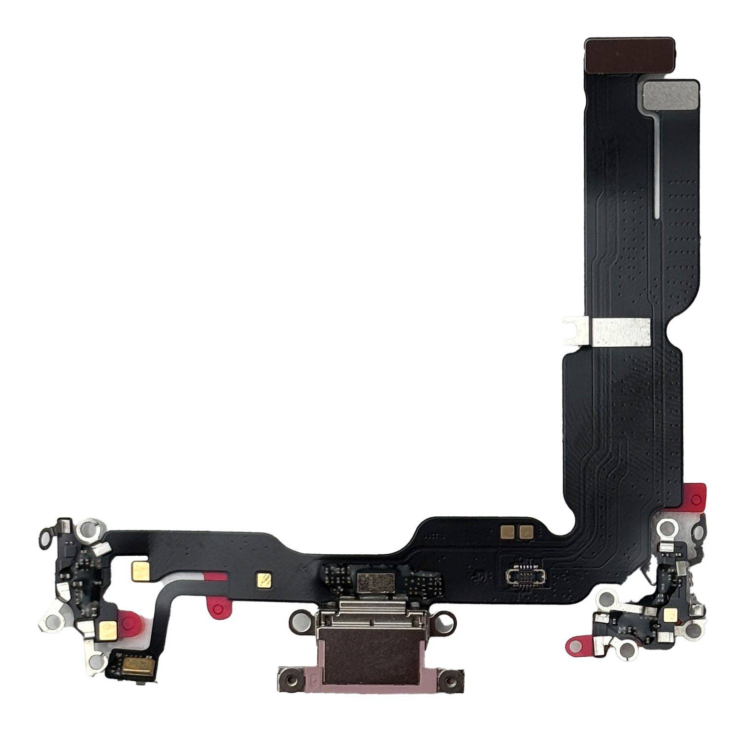Für Apple iPhone 15 Plus Ladeanschluss Dock Connector Ersatzteil Pink