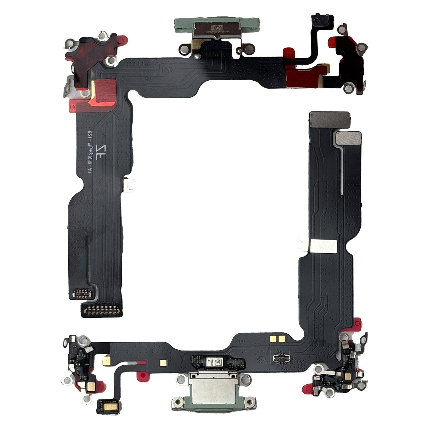 Für Apple iPhone 15 Plus Ladeanschluss Dock Connector Ersatzteil Grün